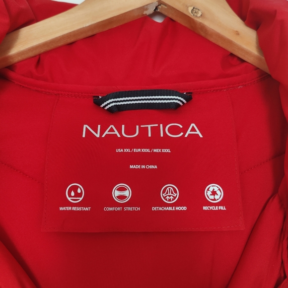 Red Puffer Coat - Picture 3 of 7